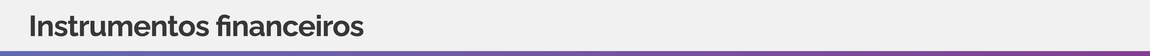 Fluxograma "Instrumentos Financeiros"