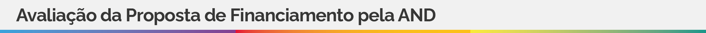 Avaliação da Proposta de Financiamento pela AND