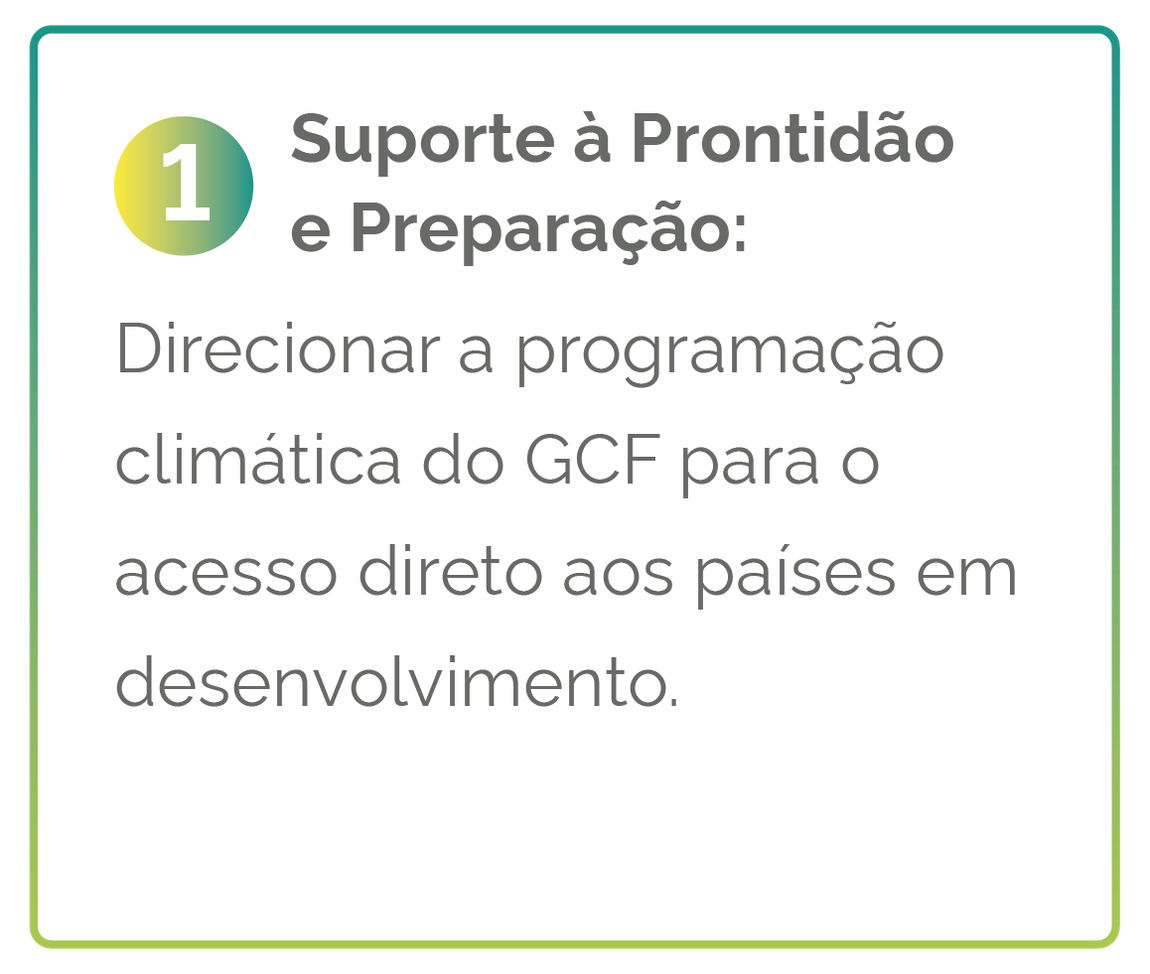 1 Suporte à Prontidão e Preparação - Página Plano Estratégico