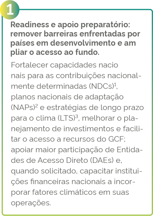 1 Suporte à Prontidão e Preparação - Página Plano Estratégico