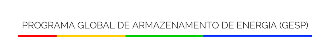 Banner "Programa Global de Armazenamento de Energia"