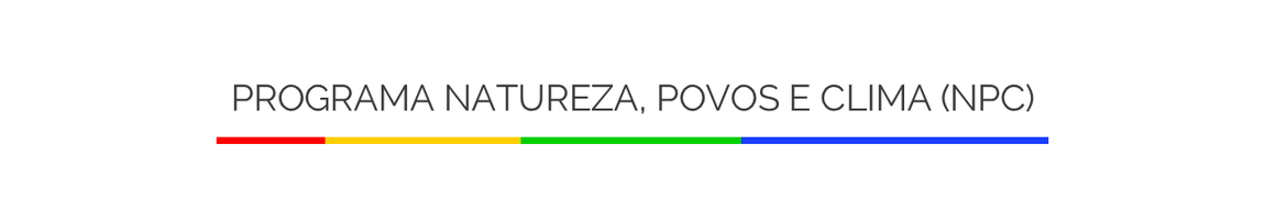 Banner "Programa Natureza, Povos e Clima (NPC)"