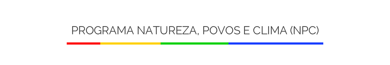 Banner "Programa Natureza, Povos e Clima (NPC)"
