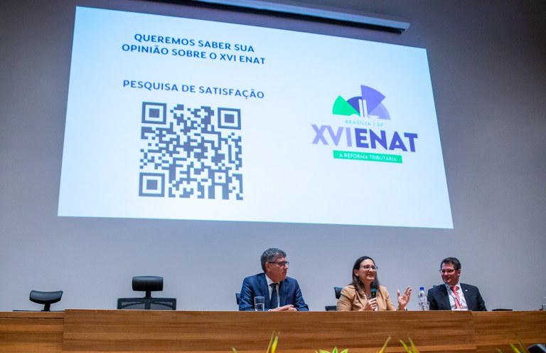 O XVI Enat debateu, além da Reforma Tributária, questões como NFS-e e Redesim / Foto: Diogo Zacarias 