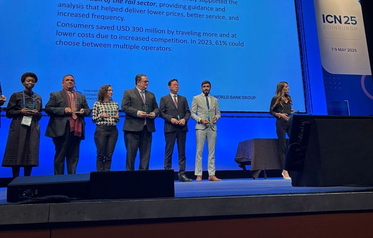 A premiação aos vencedores, entre eles a SRE/MF, ocorreu durante a 24ª Conferência Anual da ICN, em Edimburgo, na Escócia – Foto: Divulgação/MF