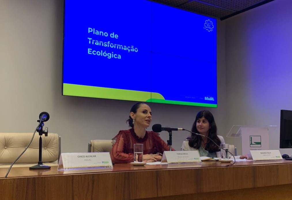 Teresa Melo mostrou o papel do mercado regulado na transição para uma economia de baixo carbono – Foto:  Divulgação/MF