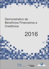 Demonstrativo de Benefícios Financeiros e Creditícios - 2016