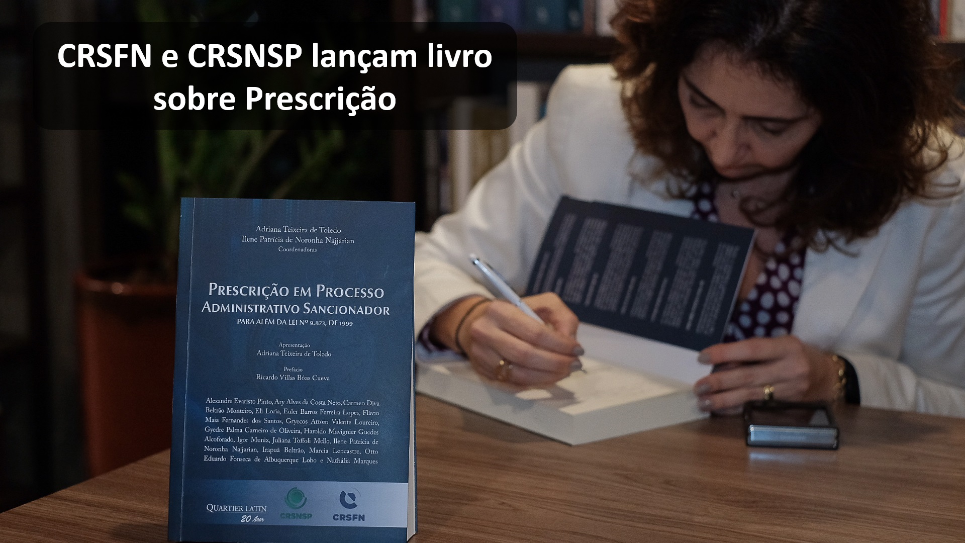 CRSFN e CRSNSP lançam livro sobre Prescrição