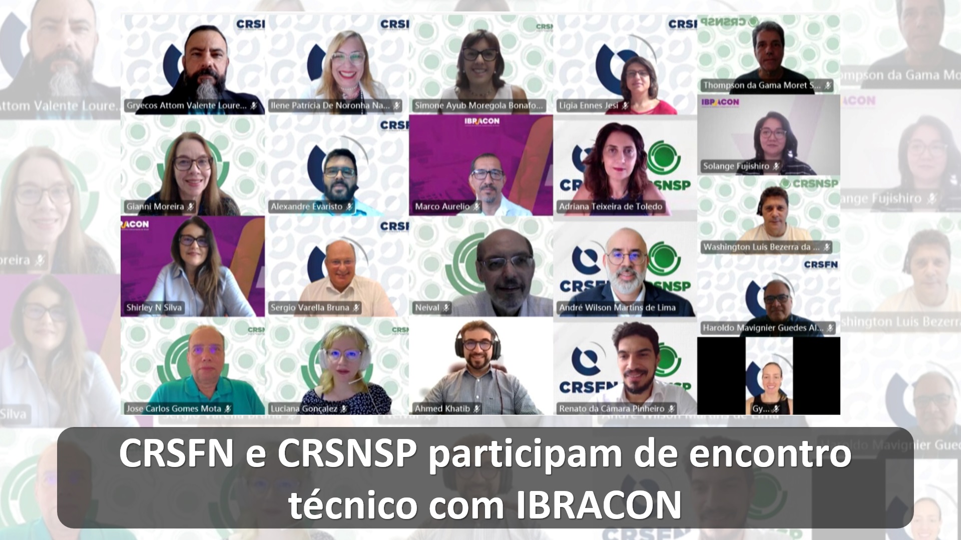 CRSFN e CRSNSP participam de encontro técnico com IBRACON