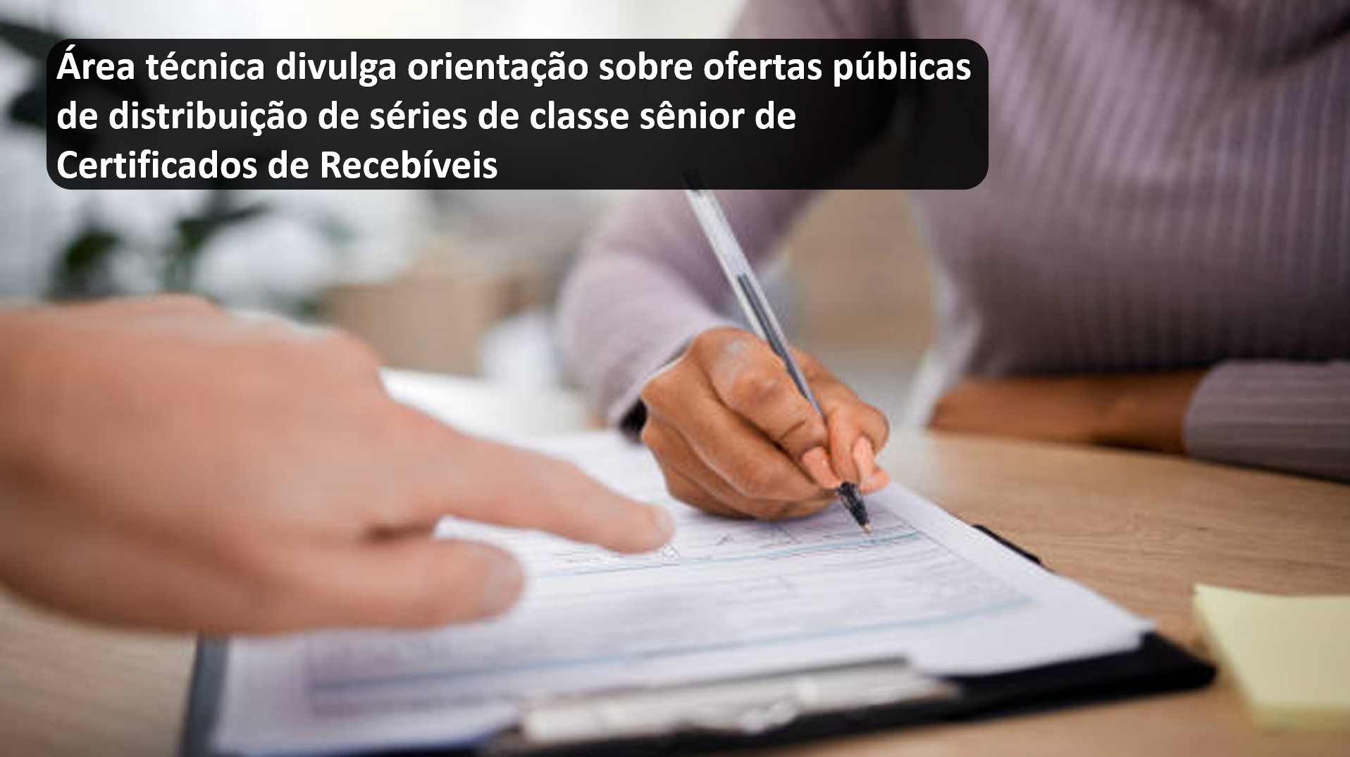 CVM - área divulga oreintação