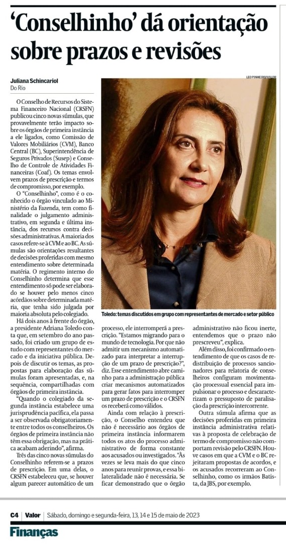 Entrevista Valor Econômico 15.05.2023