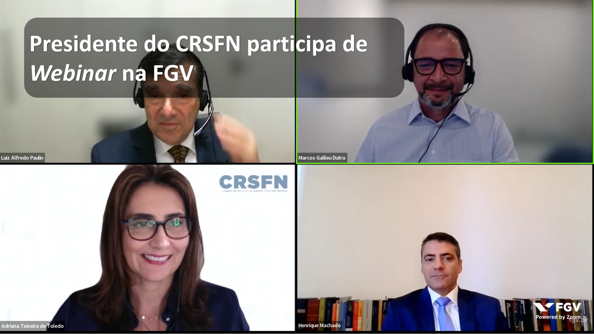 Webinar FGV