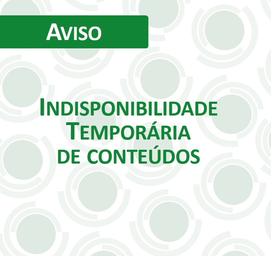 Indisponibilidade temporária de conteúdos