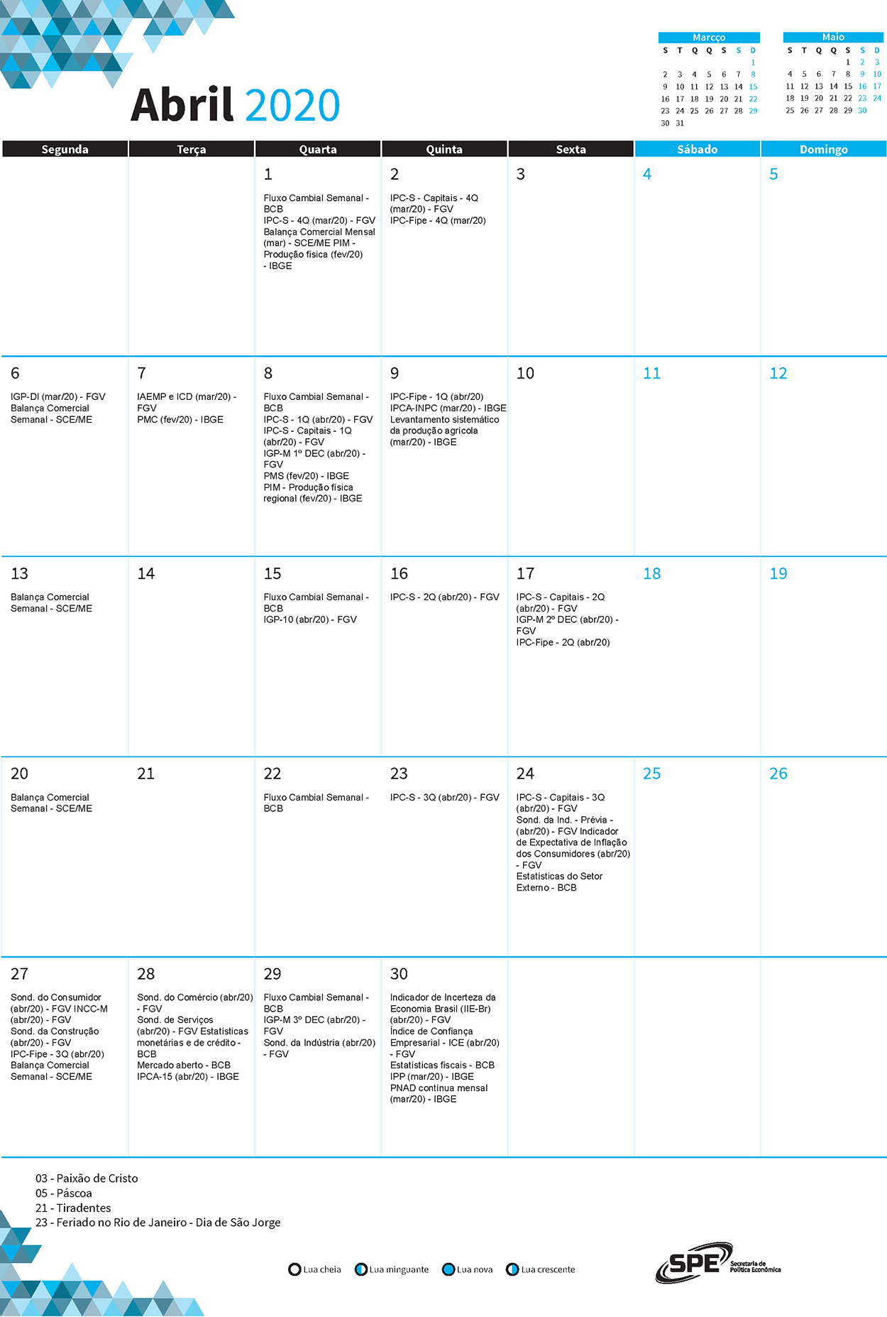 Calendario Abril20