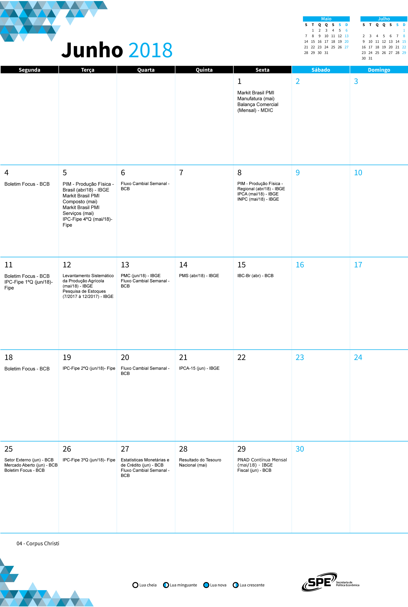 Calendário do Mês em JPG