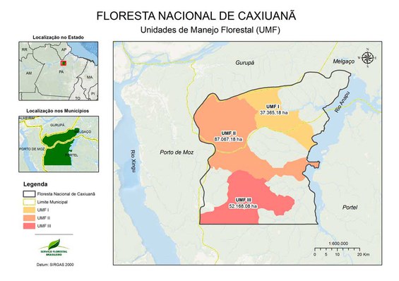 Mapa - Caxiuanã