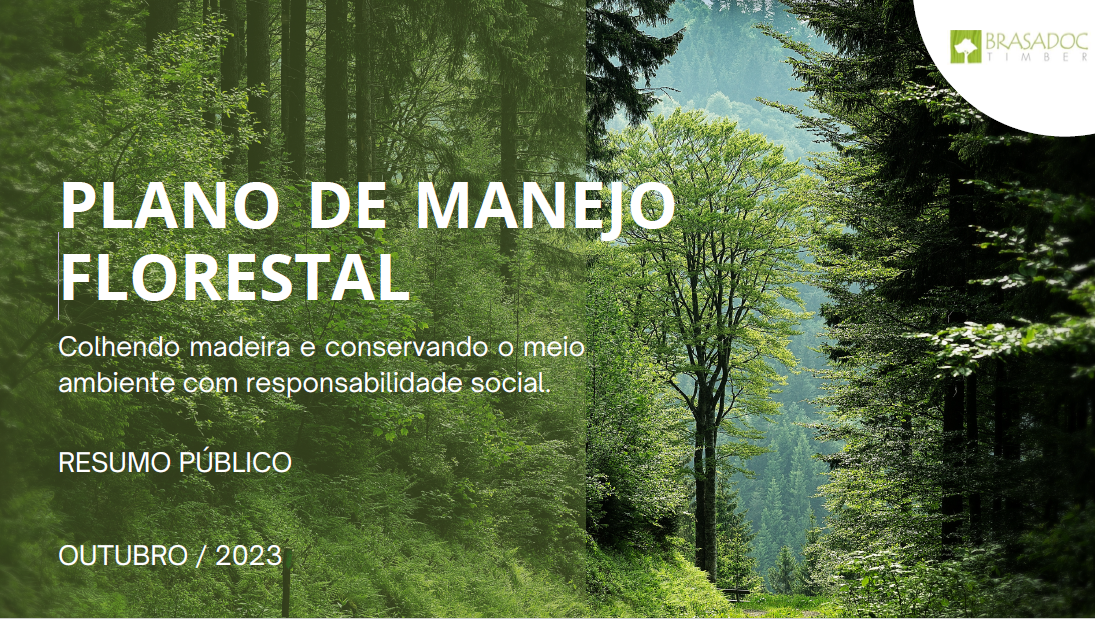 Capa do documento Plano de Manejo Florestal Sustentável, Flona do Crepori, UMF 3.