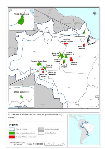 Mapa: Serviço Florestal Brasileiro.