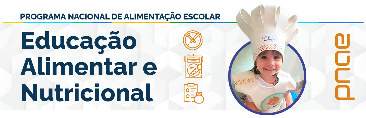Banner da página de Educação Alimentar e Nutricional