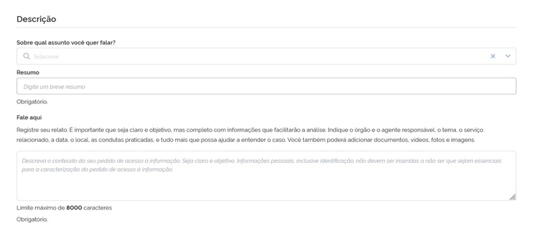 Passo a passo – Descrição