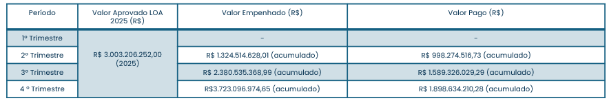 Fonte: CGDEN, Tesouro Gerencial em 20/01/2026 (Período: 01/01/2025 a 31/12/2025)