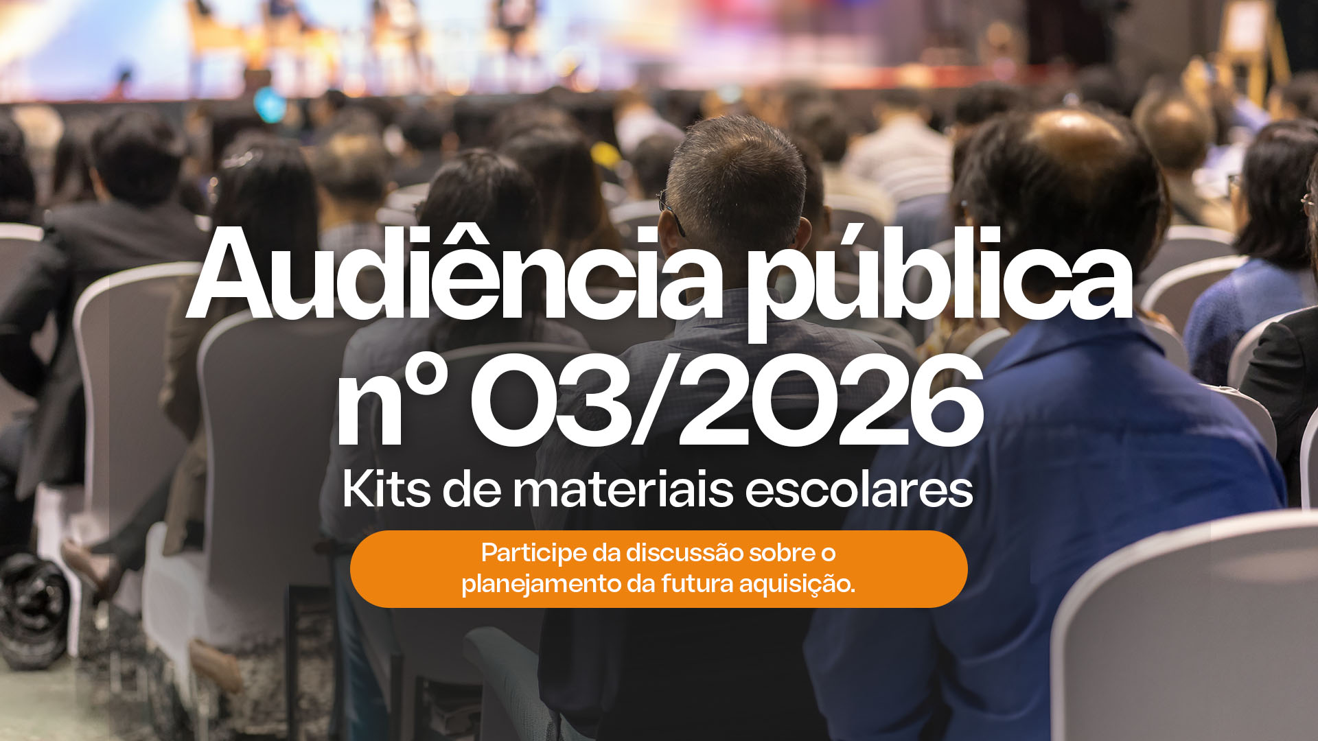 FNDE realiza audiência pública para planejar aquisição de materiais escolares
