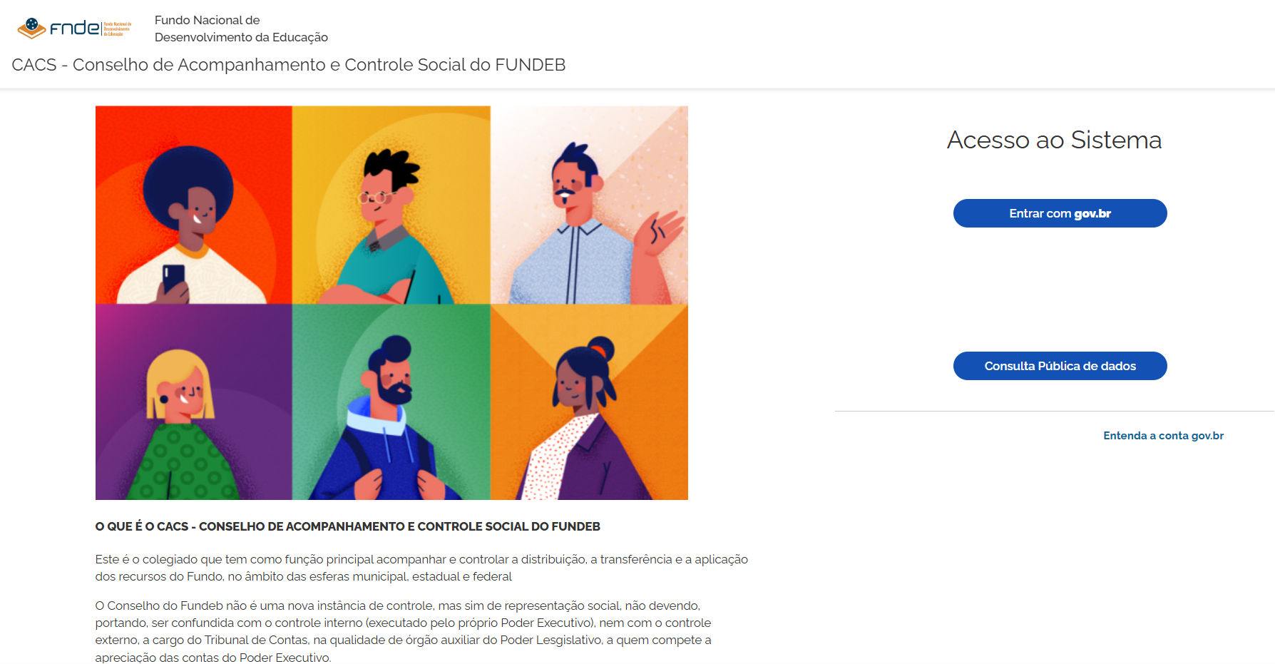 SisCACS: consulta pública com novos filtros