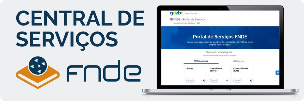 Banner Portal de Serviços do FNDE