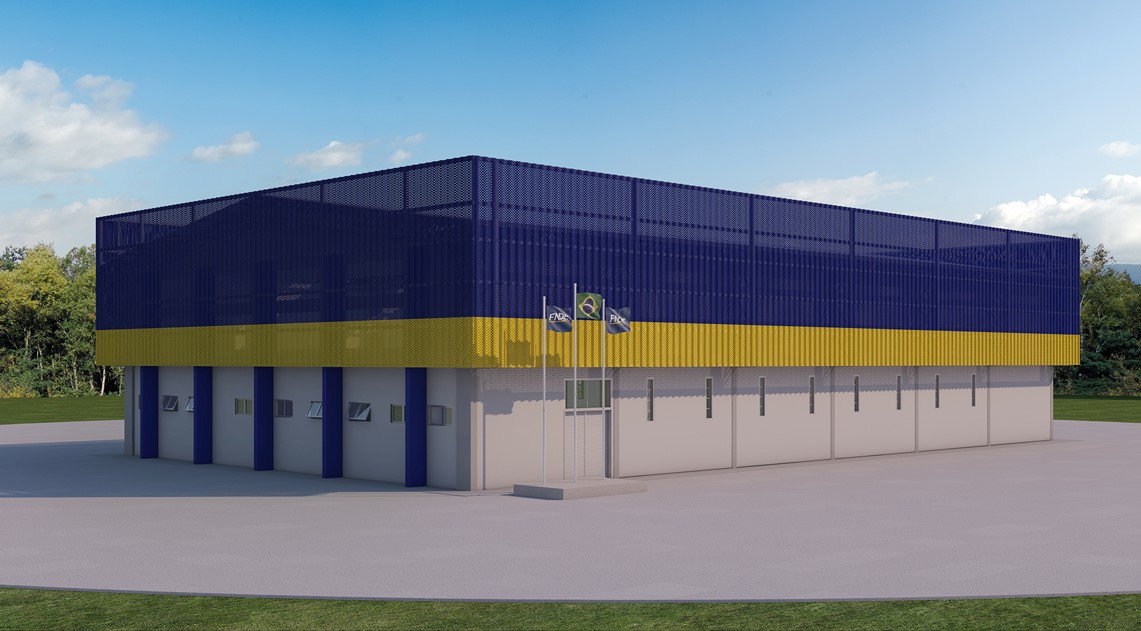 Quadra Coberta Fechada