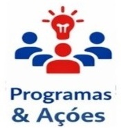 Botão de programas e ações que acessa a página programa e ações.