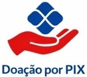 Botão de doação por pix para acessar a página doação por pix.