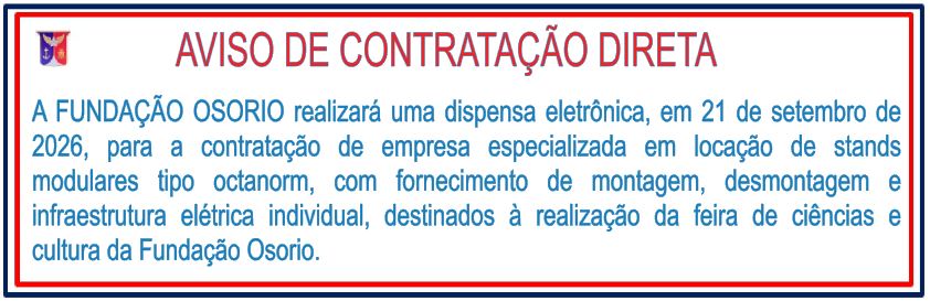Banner Aviso de contratação Direta