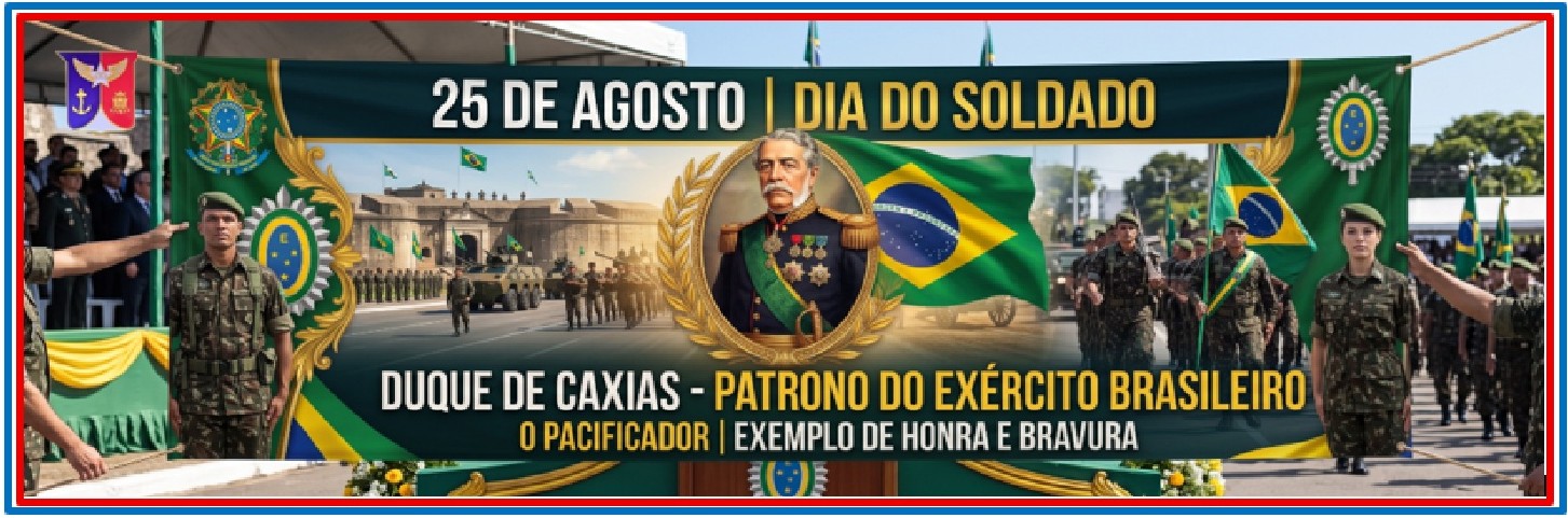 Banner do dia do soldado
