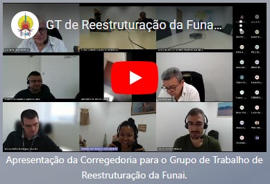 Apresentação da Corregedoria para o Grupo de Trabalho de Reestruturação da Funai.