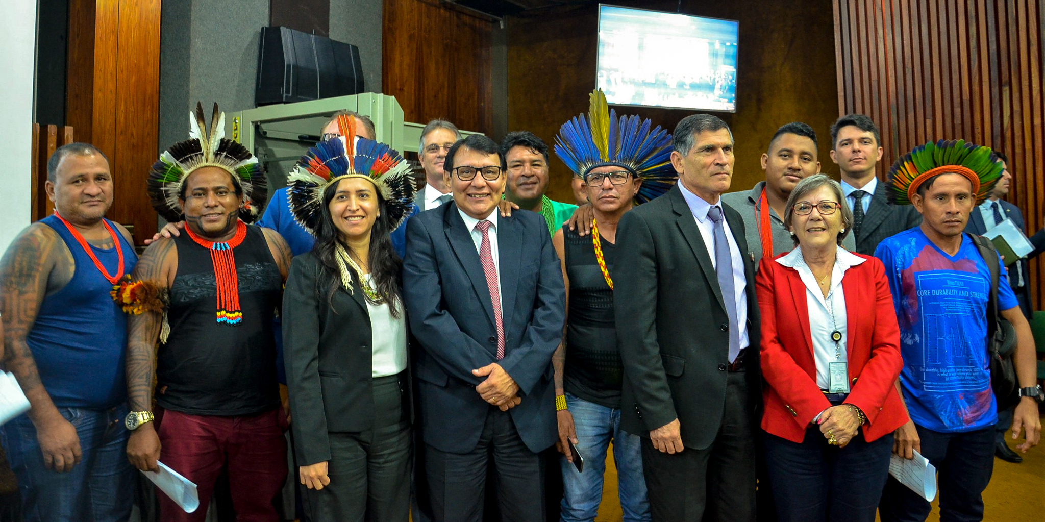 Franklimberg de Freitas  Carlos Cruz  liderancas do Xingu