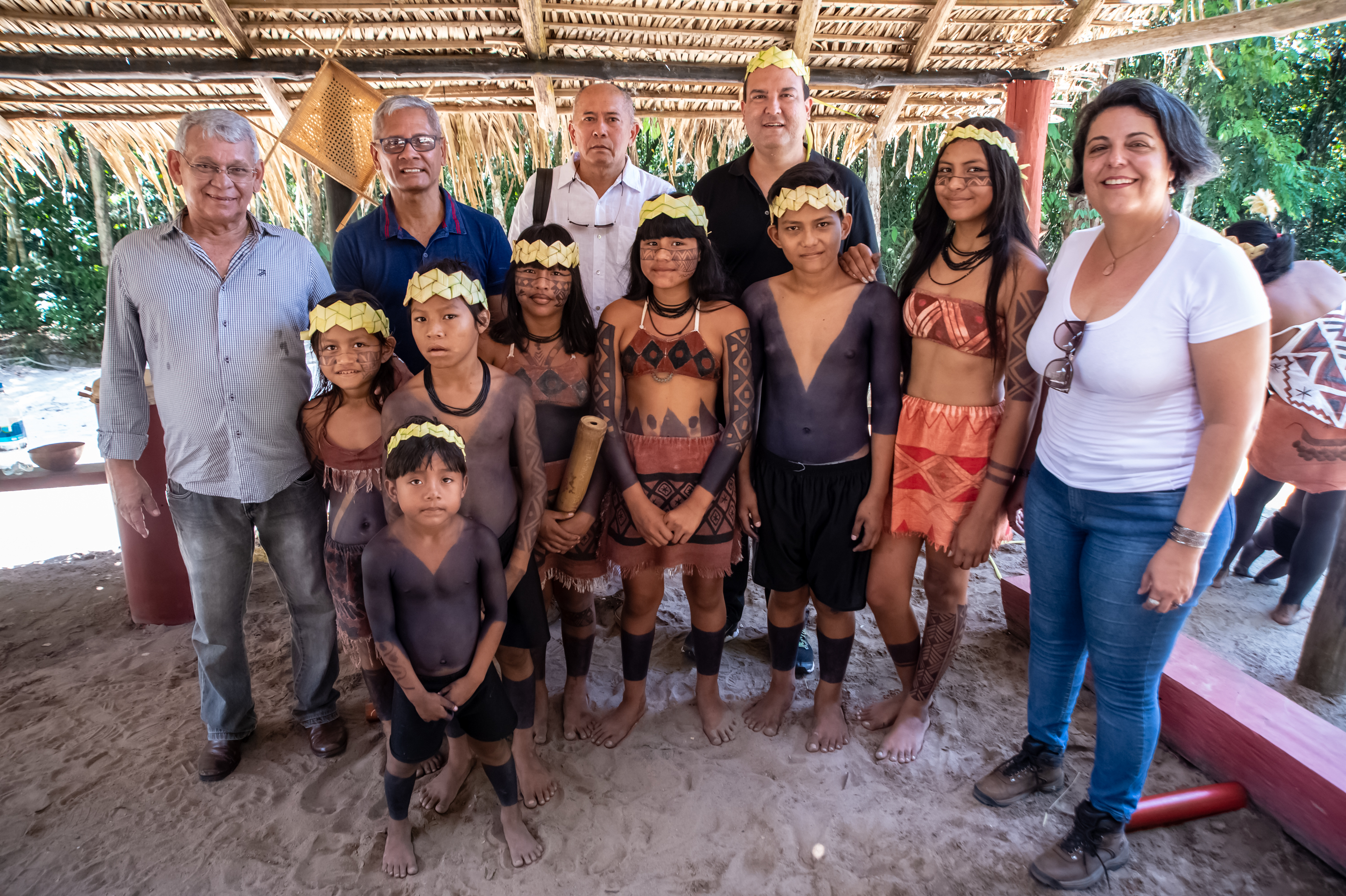 Visita Satere e Tikuna