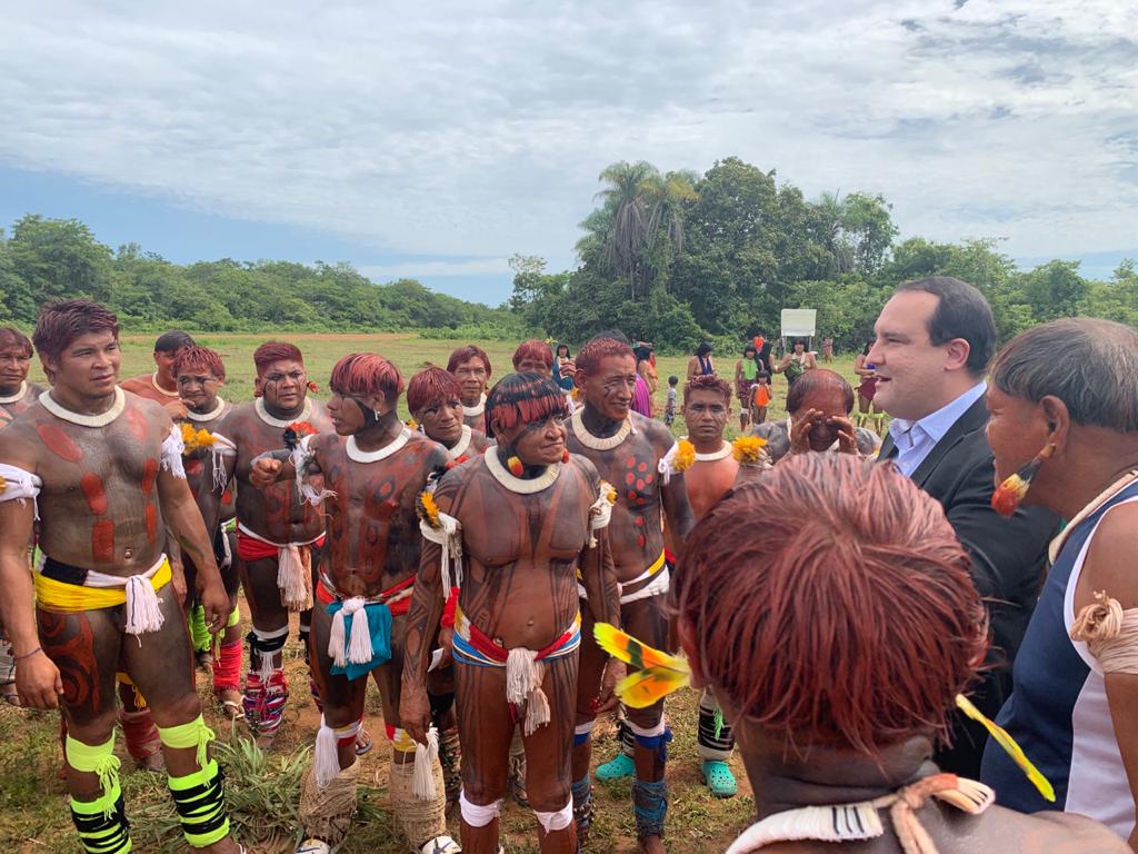 Marcelo Xavier e povo Kamayura