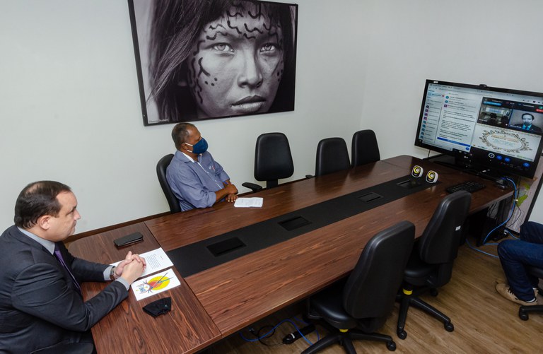 Vídeo Conferência - Funai_Embrapa © Mário Vilela » FUNAI-2.jpg