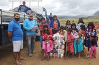 Com recursos próprios, Funai distribui 32,6 toneladas de alimentos para indígenas em MG