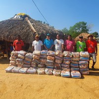 No Mato Grosso, Funai distribui mais de 3 mil cestas básicas a indígenas Xavante