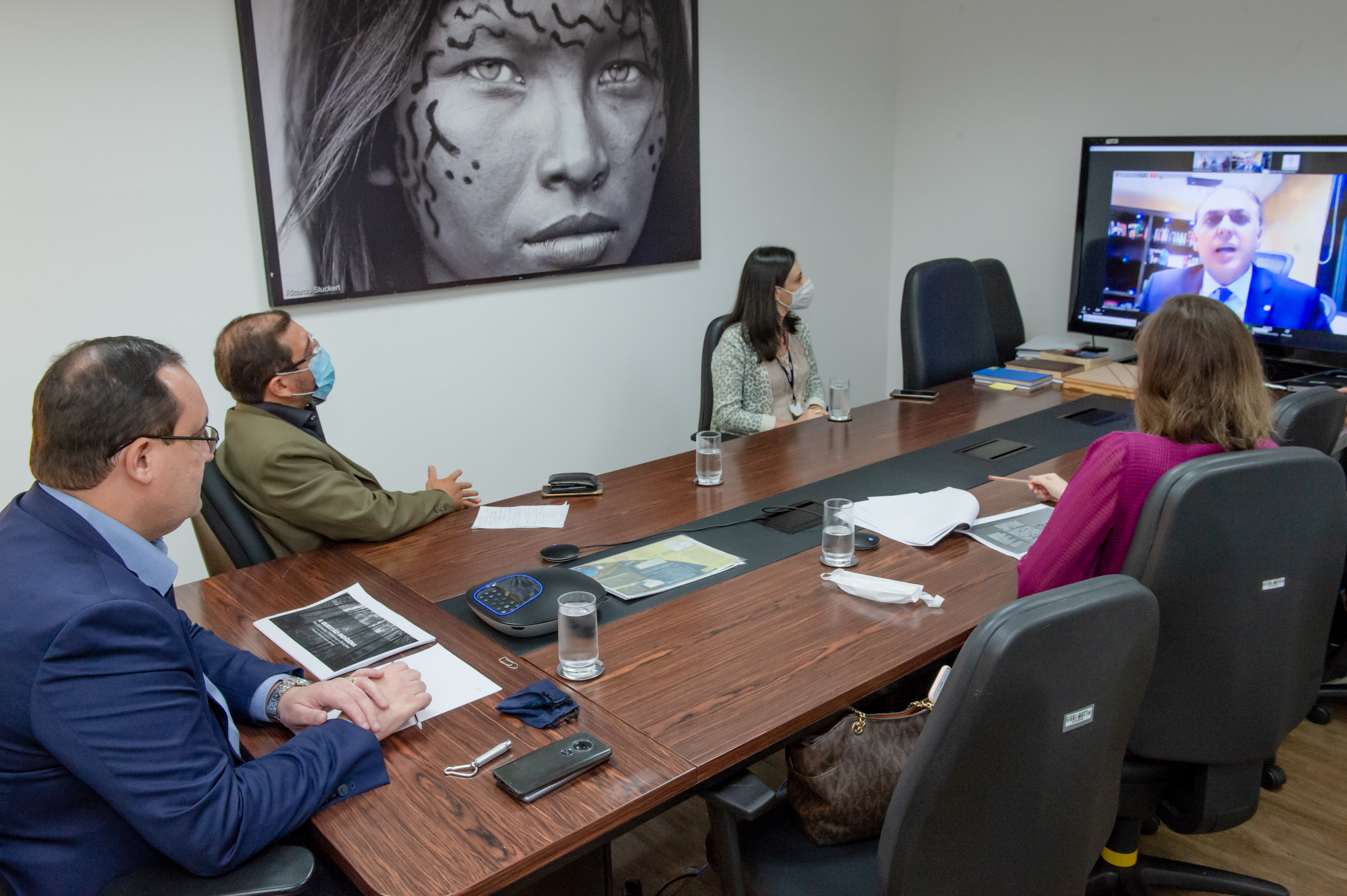 Vídeo conferência com a ANDES - Associação Nacional dos Desembargadores © Mário Vilela » FUNAI.jpg
