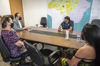 Presidente da Funai recebe o cacique Kotok Kamayurá em Brasília