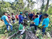 Indígenas da etnia Madija Kulina participam de oficinas de práticas agroflorestais no Acre
