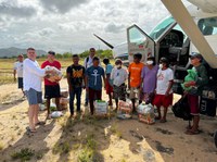 Funai distribui 500 cestas básicas durante ação conjunta em Roraima