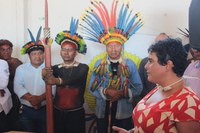 Elídio Tsorone toma posse como coordenador da unidade regional da Funai em Ribeirão Cascalheira (MT)