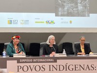 Em simpósio internacional realizado pelo STJ e AMB, Joenia Wapichana fala sobre desafios da Funai