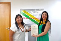 Fernanda Kaingang toma posse como nova diretora do Museu do Índio