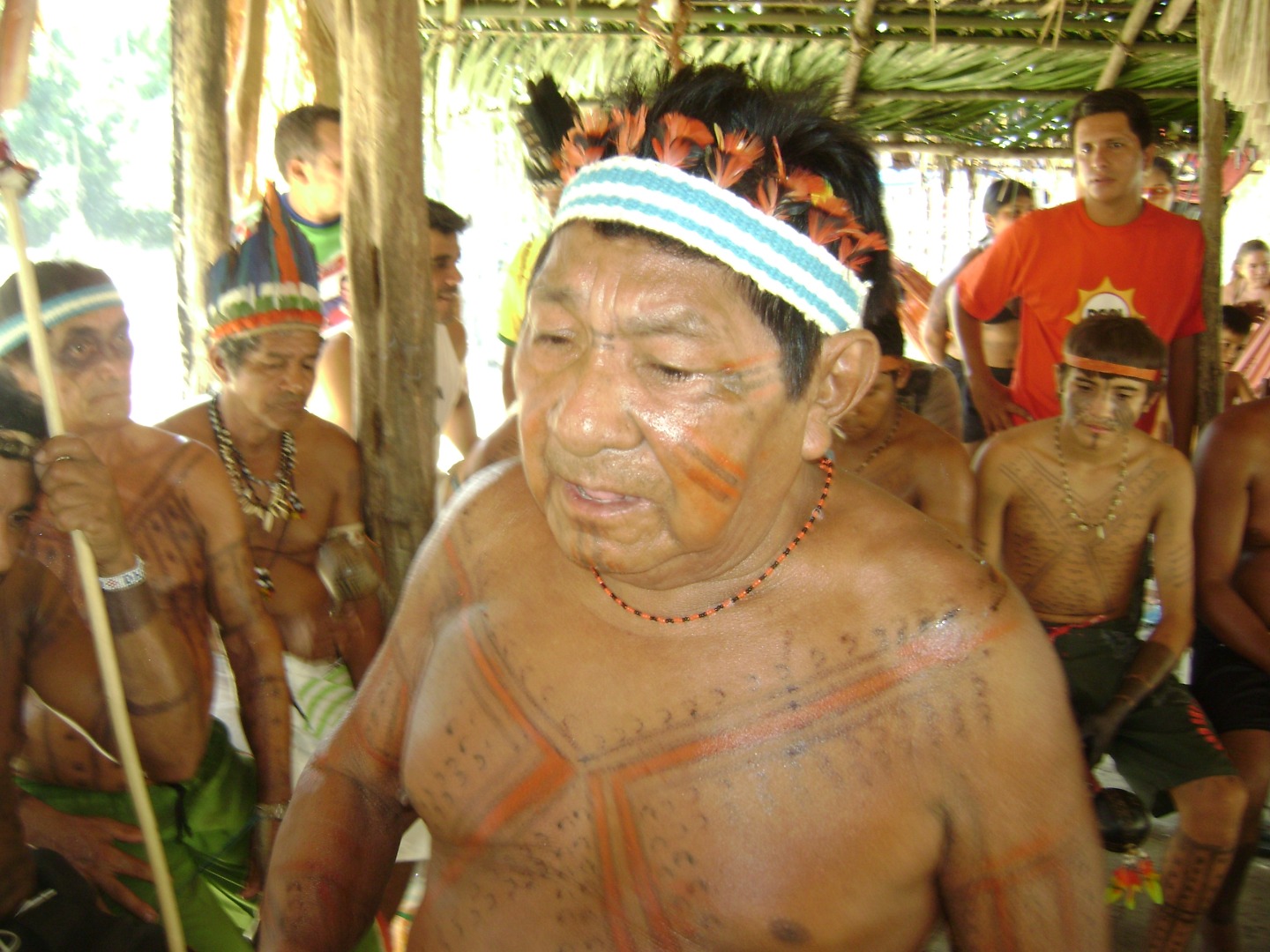 Chico Rico, já falecido, em festa do Moqueado em 2007 cultura não morre.JPG