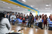 Futura presidente da Funai recebe delegação com cerca de 40 indígenas do povo Xavante