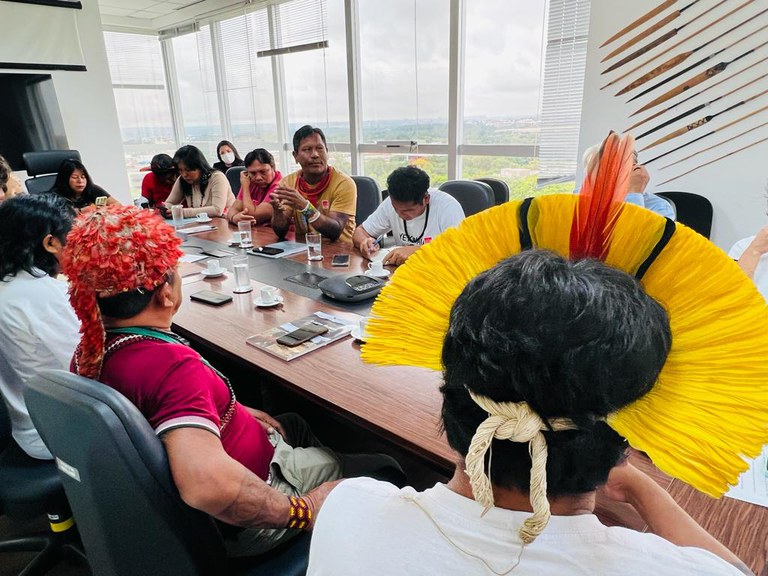 Reunião com lideranças Yanomami, Munduruku e Kayapó. Foto Debora Schuch.jpeg